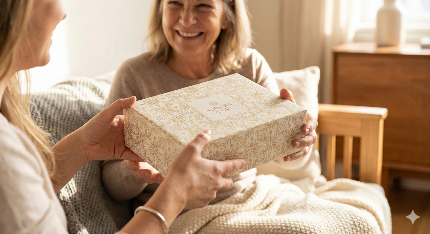 מתנה עם נייר עטיפה בעיצוב אישי